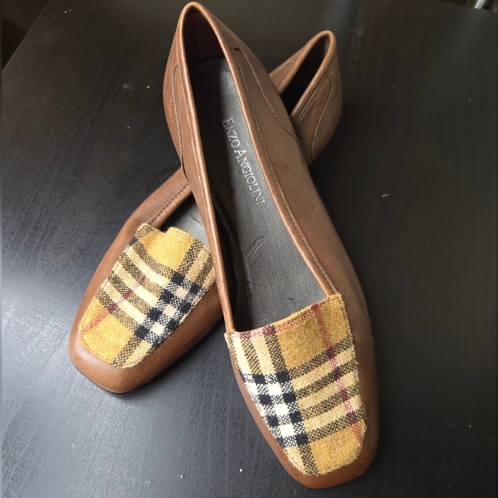 Enzo Angiolini Women's Loafers Tan/Brown Size 5.5